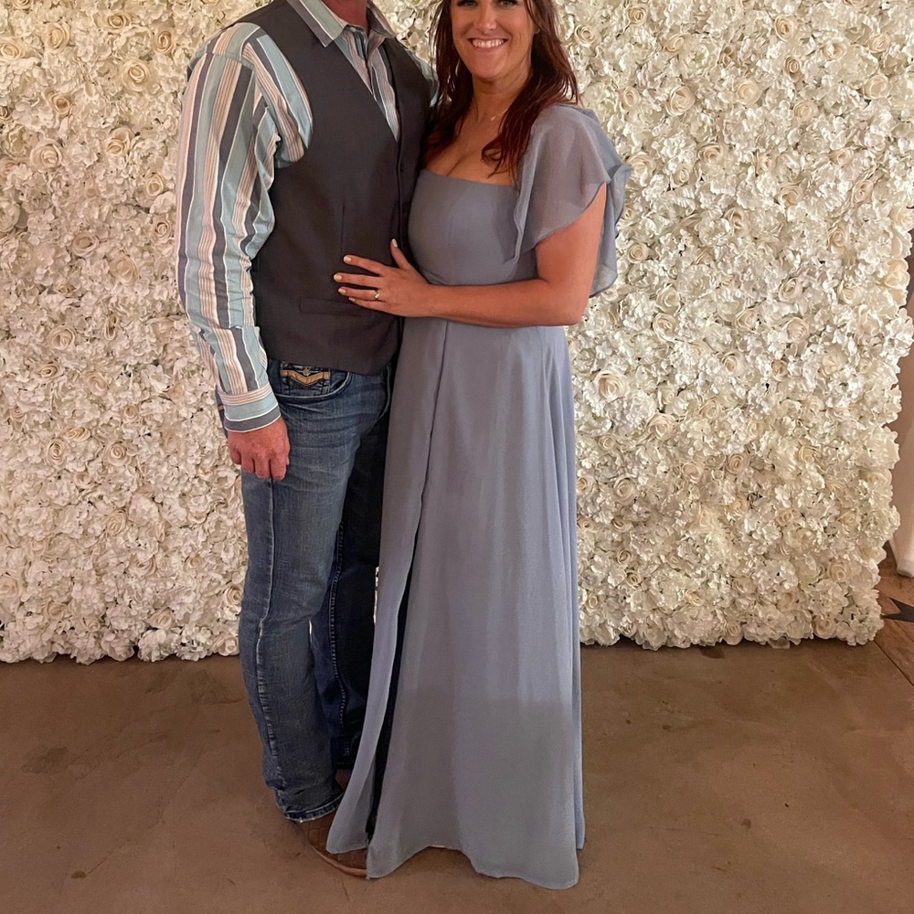 Elegant Blue Evening Gown